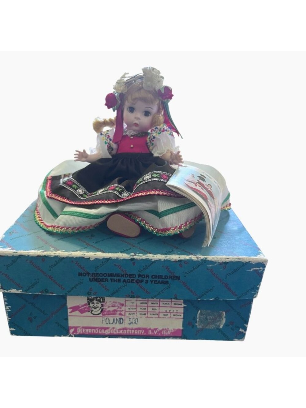 Madame Alexander Poland 500 Doll 7 Inch Original Box Tag Alexander Doll Co